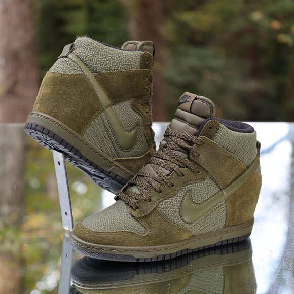 Nike Dunk Sky Hi Rough Green 2014 - Picture 3 of 13